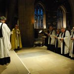 Rev'd Paul with the other new Canons of Newcastle Cathedral