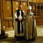 Rev'd Paul Scott and the Bishop of Newcastle, Right Rev'd Christine Hardman
