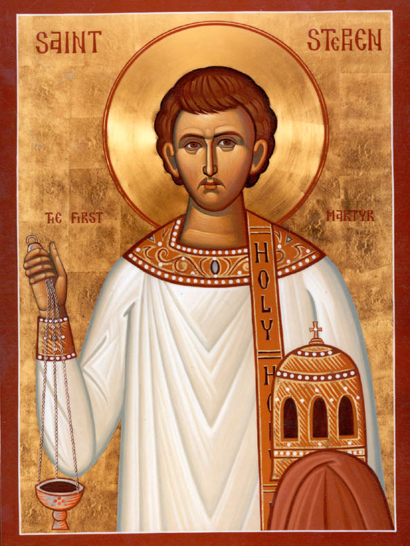 An Orthodox icon representing St Stephen
